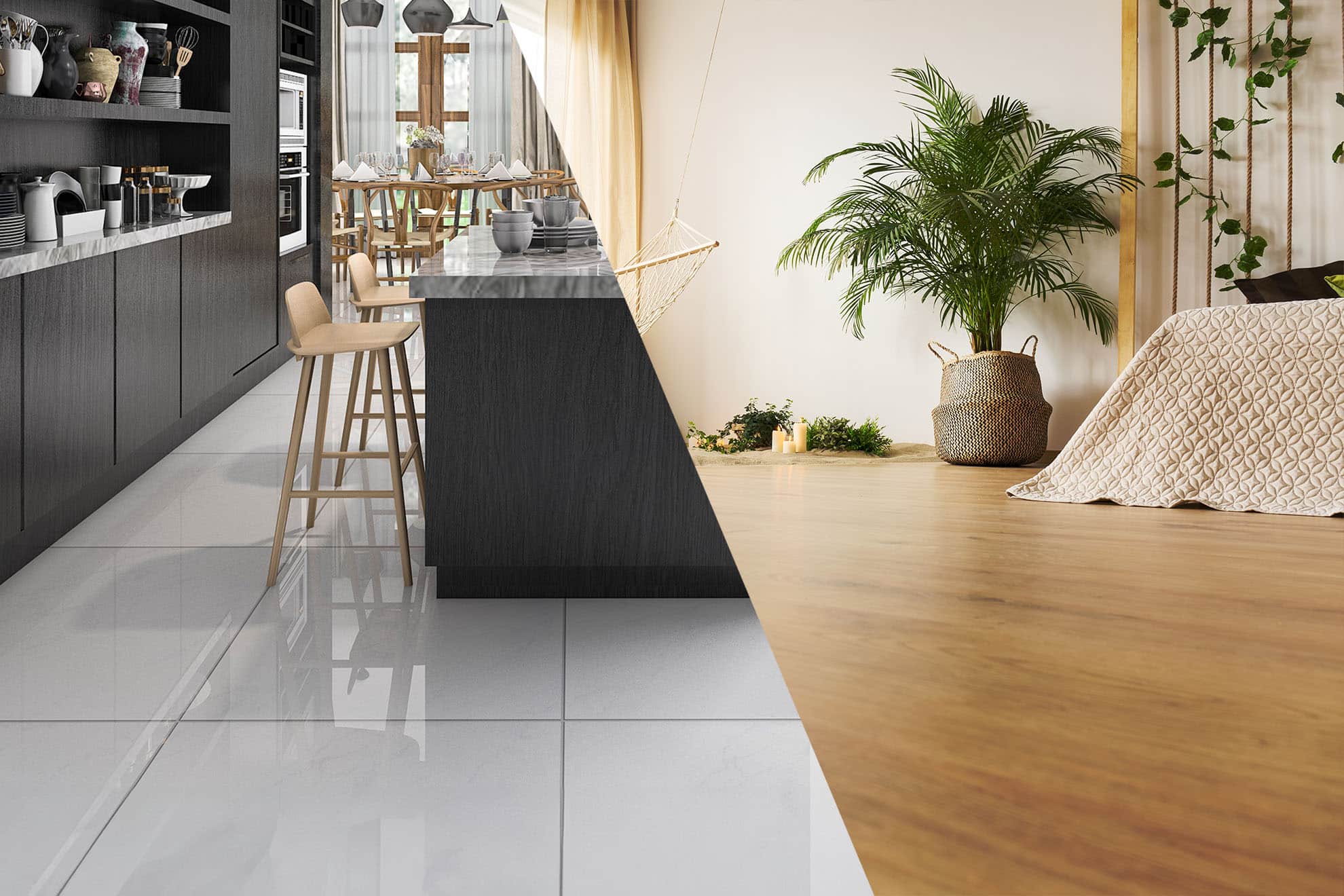 Diferenças entre limpar chão de madeira e chão de cerâmica